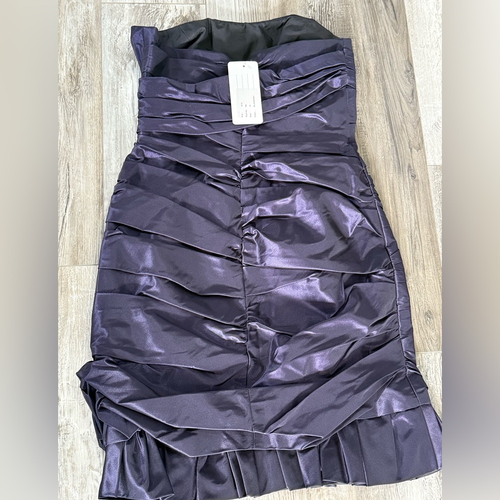 ✨ THREE Brand New Shimmery Love Collection Bridesmaid Dresses – Blueberry ✨